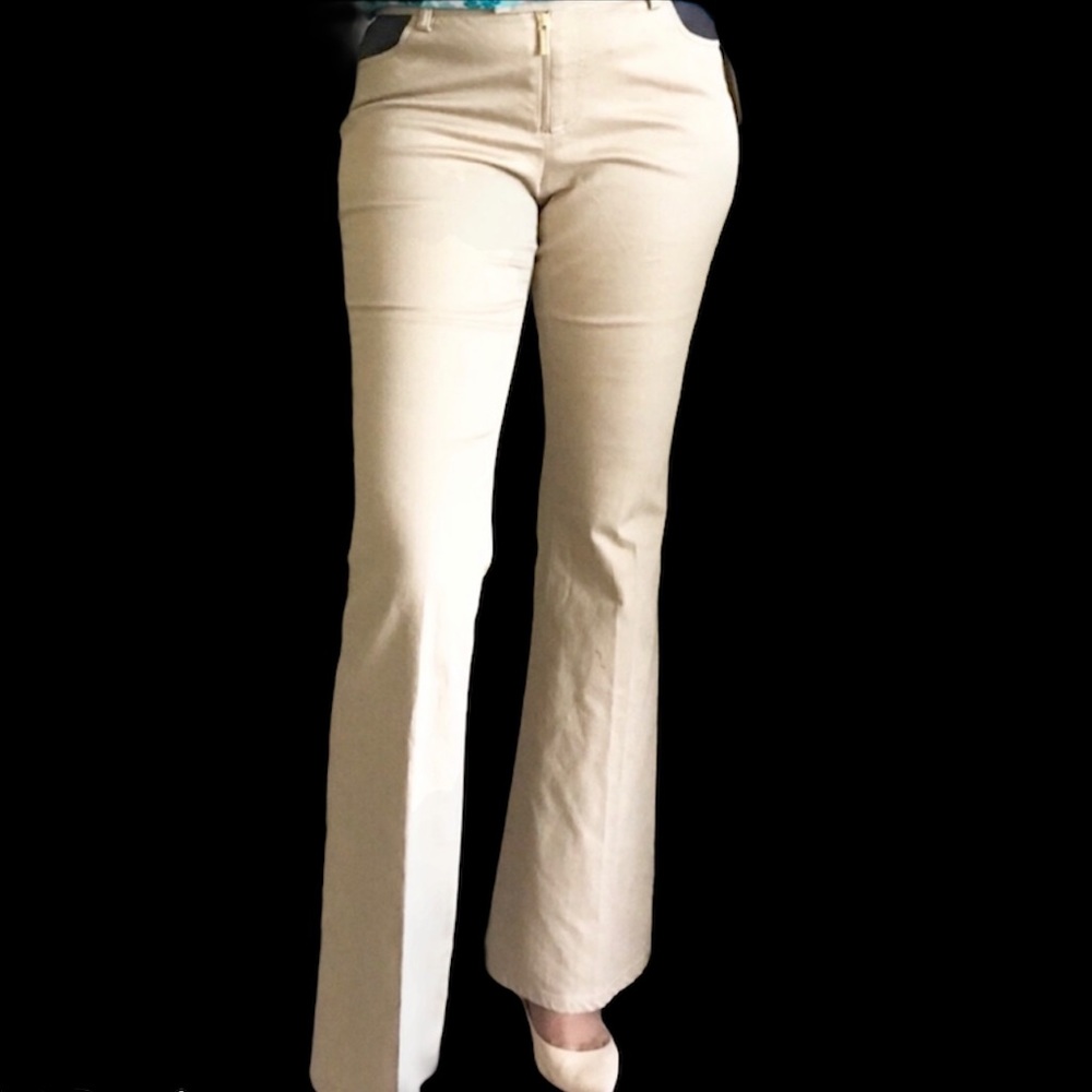 NWT Michael Michael Kors Khaki flare pants